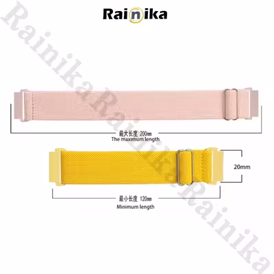 بند رینیکا مدل 22 DRAW مناسب برای ساعت هوشمند هایلو Solar