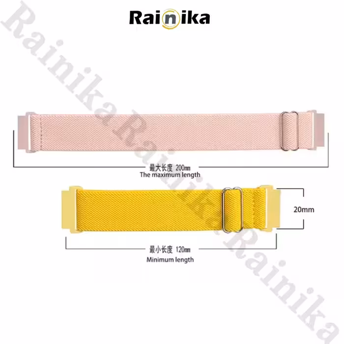 بند رینیکا مدل 22 DRAW مناسب برای ساعت هوشمند هایلو Solar