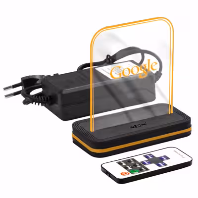 چراغ رومیزی نئون مدل GGL_ORANGE_AC