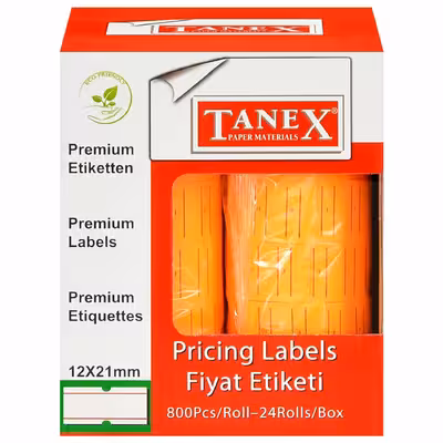 برچسب قیمت تانکس مدل پریمیوم کد 02 بسته 6 عددی