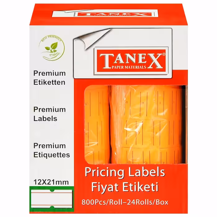 برچسب قیمت تانکس مدل پریمیوم کد 02 بسته 6 عددی