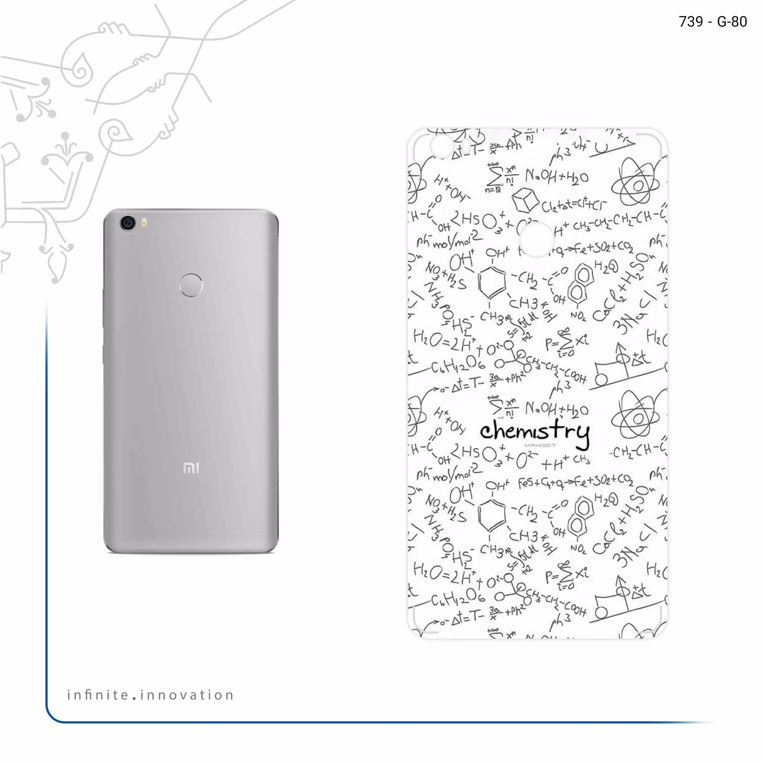 برچسب پوششی ماهوت مدل Chemistry Science مناسب برای گوشی موبایل شیائومی Mi Max