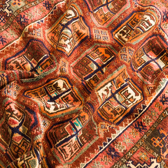 فرش دستبافت دو و نیم متری مدل نقشه بلوچ  کد 33.1825