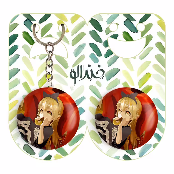 پیکسل خندالو مدل شینوبو اوشینو انیمه مونوگاتاری کد 16173 به همراه جاکلیدی