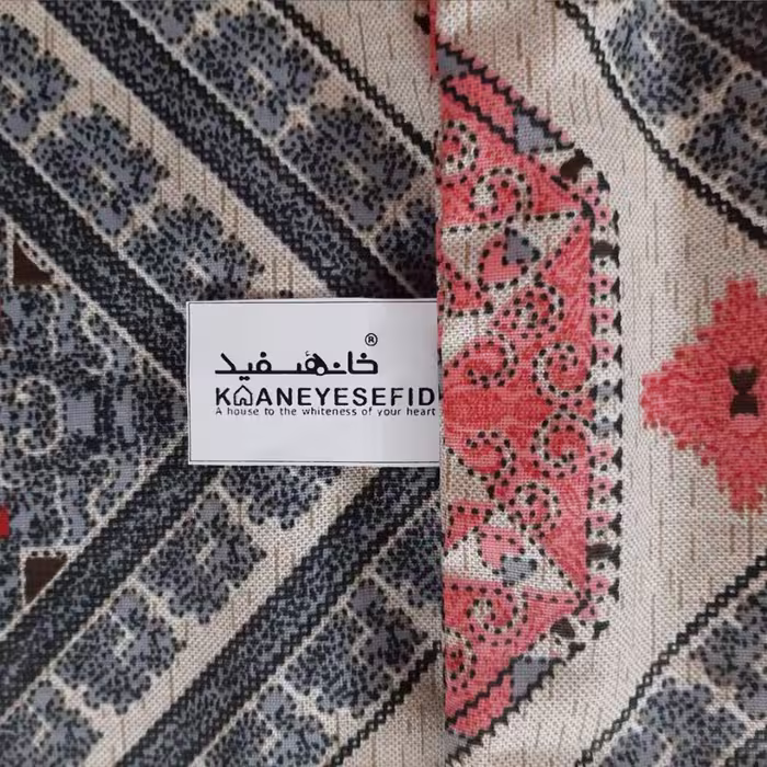 سرویس ملفحه خانه سفید مدل قلعه یک نفره دو تکه