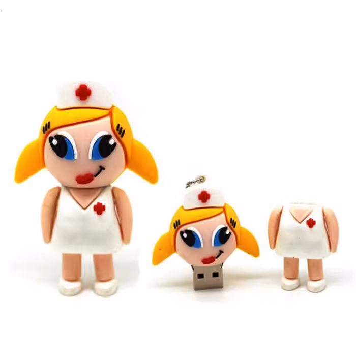 فلش مموری طرح دختر پرستار مدل UL-Nurse ظرفیت 64 گیگابایت