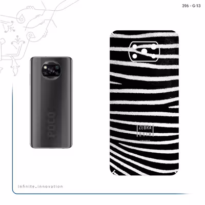 برچسب پوششی ماهوت مدل Zebra Skin مناسب برای گوشی موبایل شیائومی Poco X3 Pro