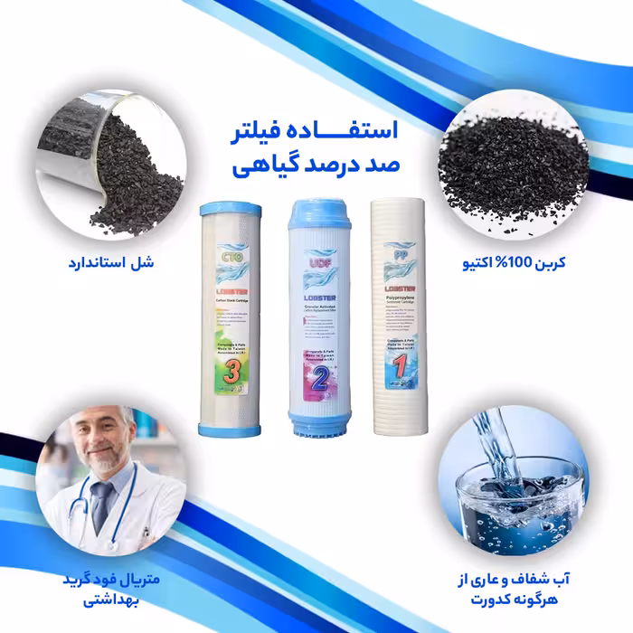 فیلتر دستگاه تصفیه آب لابستر مدل New Economi 010 مجموعه 9 عددی