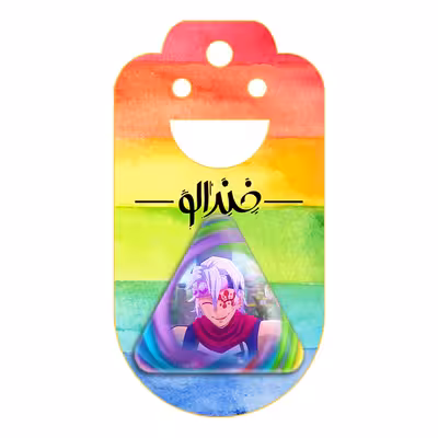 پیکسل خندالو طرح تنگن اوزوی انیمه شیطان کش مدل مثلثی کد 12775