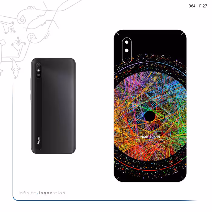 برچسب پوششی ماهوت مدل Mathematical Geometric Shape 2 مناسب برای گوشی موبایل شیائومی Redmi 9i Sport