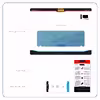 برچسب پوششی ماهوت مدل Blue-Leather مناسب برای تبلت سامسونگ Galaxy Tab S 10.5 2014 T805