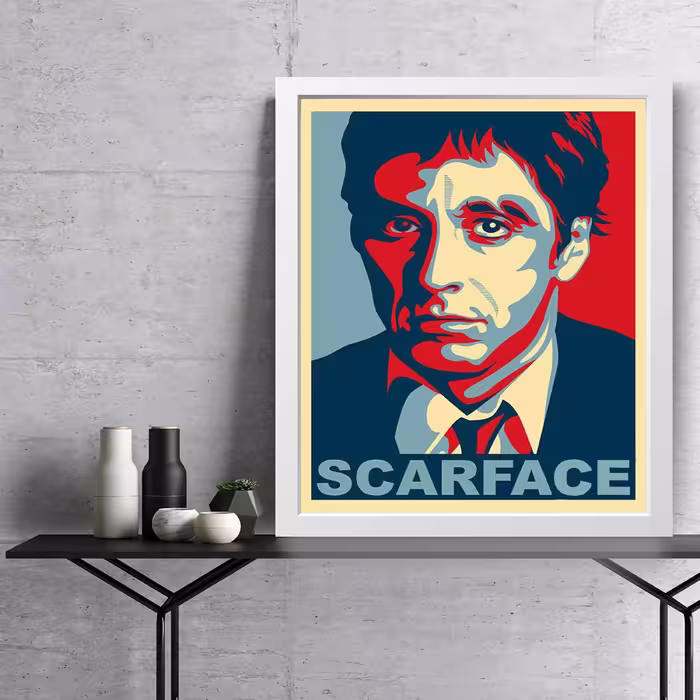 تابلو مدل تونی مونتانا Scarface کد G11-09