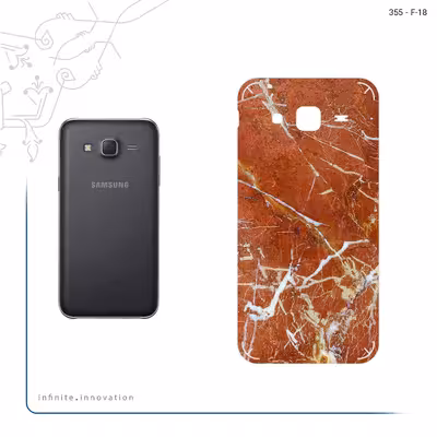 برچسب پوششی ماهوت مدل Red Marble مناسب برای گوشی موبایل سامسونگ Galaxy J5