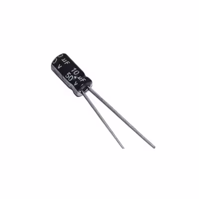 خازن الکترولیت 10 میکروفاراد کد 50V بسته 40 عددی