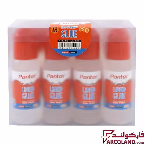 چسب مایع شفاف پنتر 60 گرمی کد GL429 بسته 12 عددی
