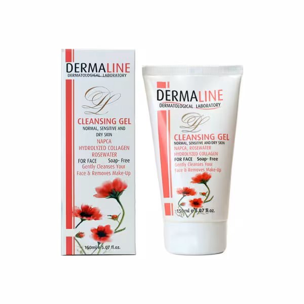 ژل شوینده پوست های خشک و حساس درمالاین