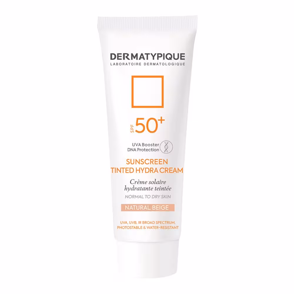 ضدآفتاب رنگی پوست خشک spf50 درماتیپیک بژ طبیعی حجم 50میلی لیتر