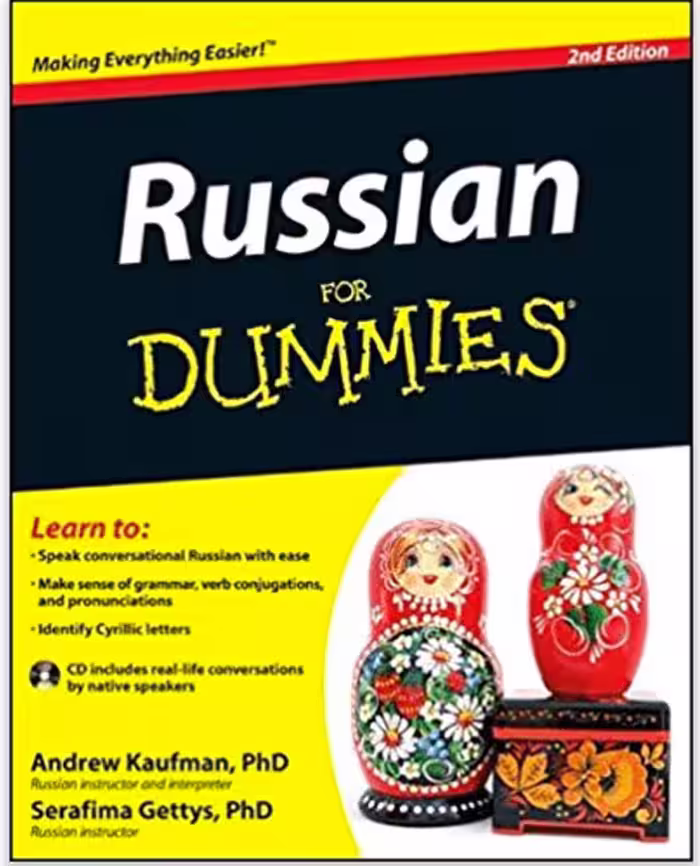 کتاب آموزش روسی برای احمق ها Russian For Dummies
