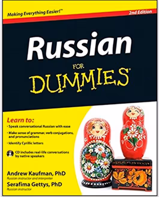 کتاب آموزش روسی برای احمق ها Russian For Dummies