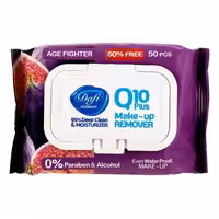 دستمال مرطوب دافی مدل Q10 PLUS بسته 50 عددی