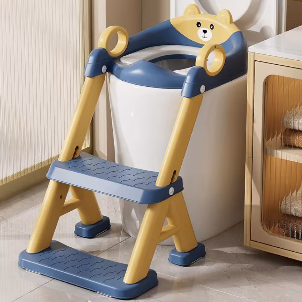 رابط توالت فرنگی پله دار 2 کاره کودک طرح خرس