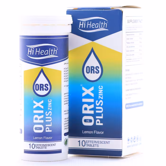 قرص جوشان اوریکس پلاس زینک های هلث - ORIX PLUS