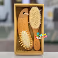 ست شانه و برس چوبی نوزاد اونت