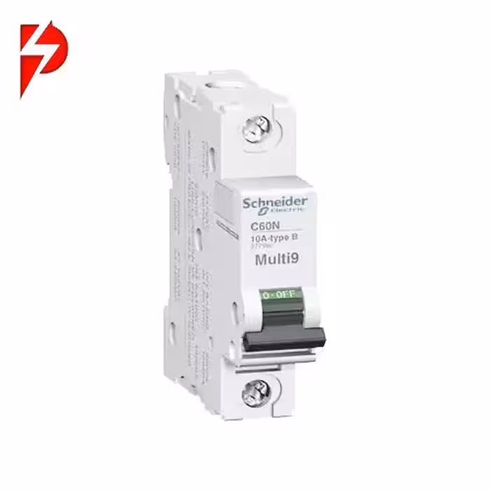 کلید مینیاتوری تک پل 32 آمپر اشنایدر 6kA موتوری AC/DC کد A9F74132