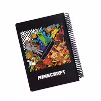 دفتر مشق 100 برگ حاشیه دار لانگو طرح ماینکرفت 2