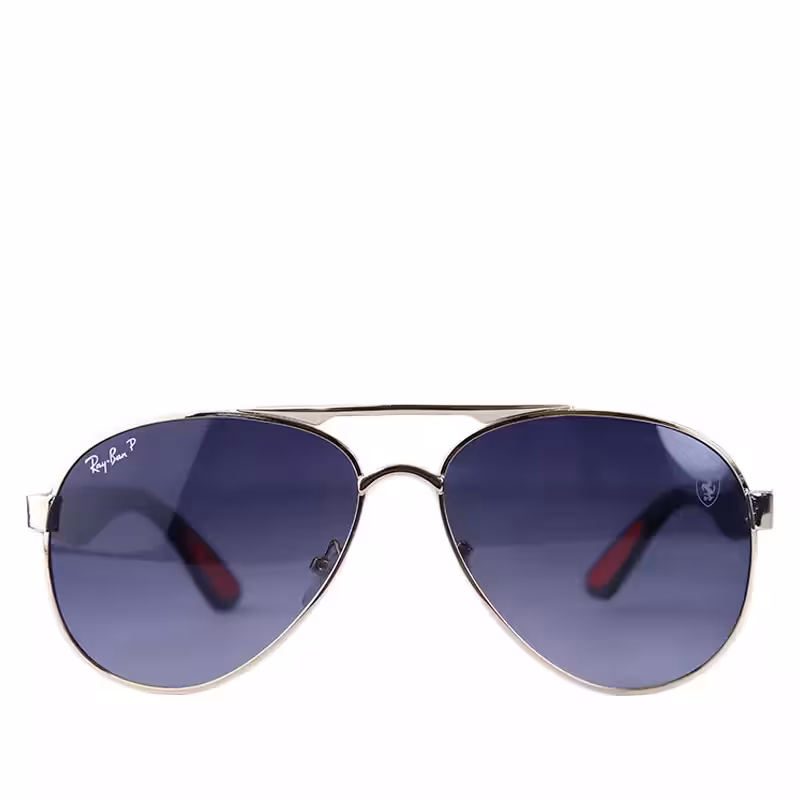 عینک آفتابی ری بن فراری فریم طلایی پلاریزه RB 43888/2