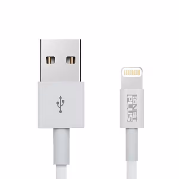 کابل تبدیل USB به لایتنینگ کی نت پلاس مدل IPH-10 طول 12 متر