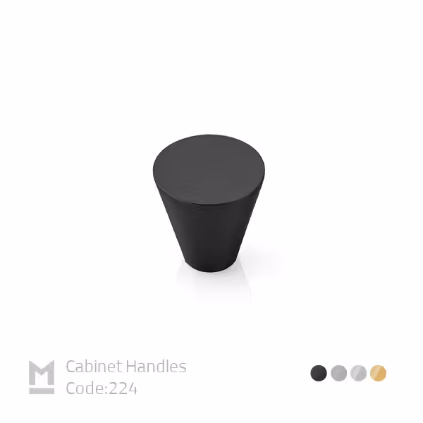 دستگیره کابینت ملونی 224 - یراقینو فروش یراق آلات کابینت و درب