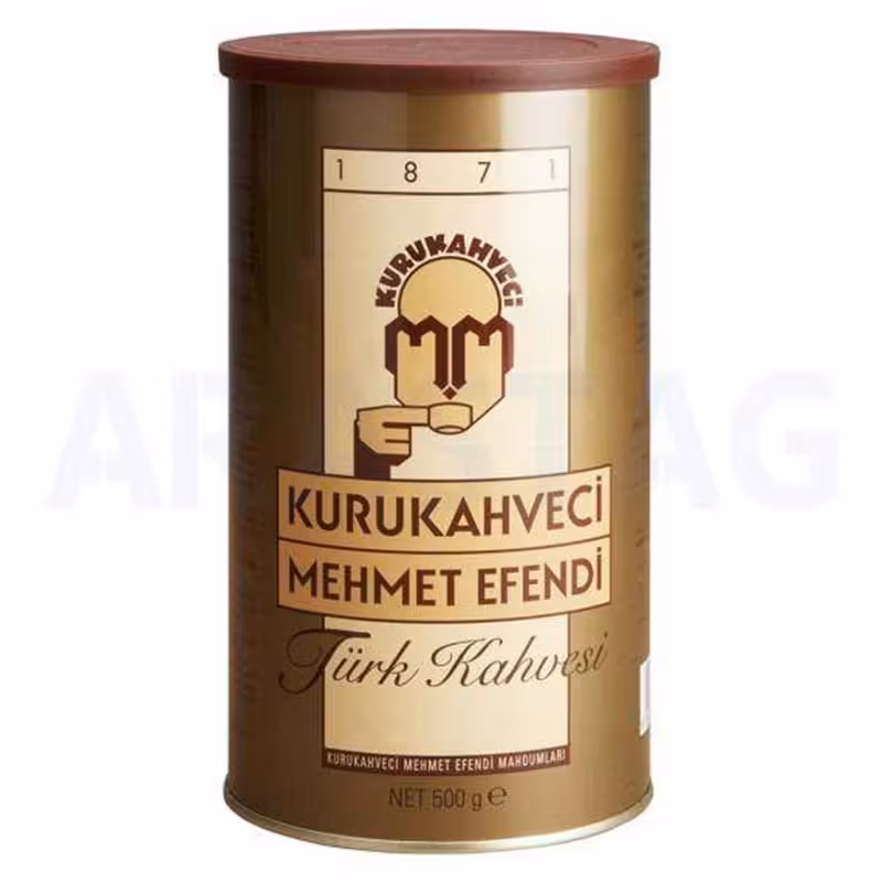 پودر قهوه کلاسیک مهمت افندی قوطی فلزی وزن 500 گرمی