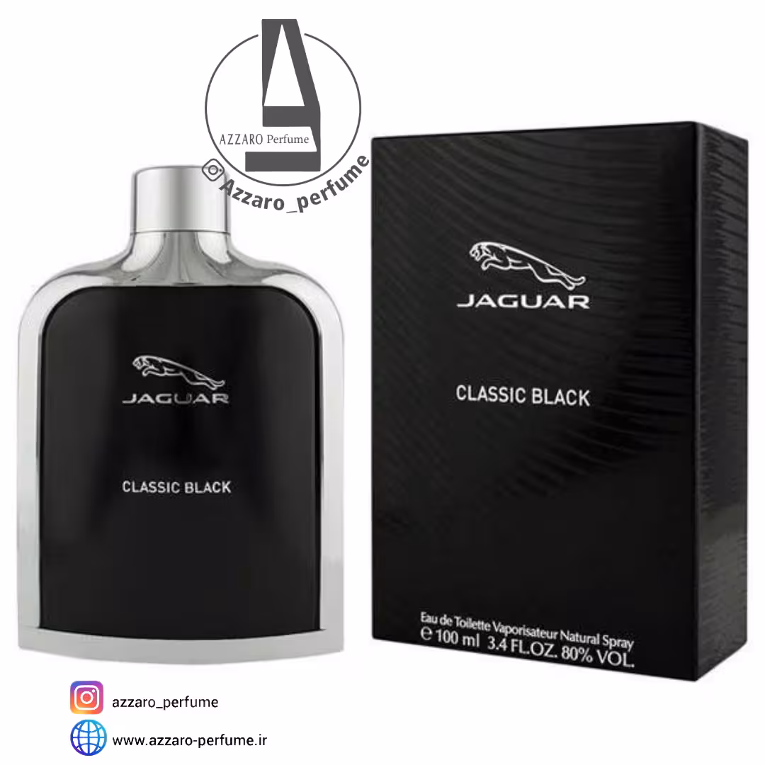 عطر ادکلن جگوار کلاسیک بلک مشکی حجم 100 میل