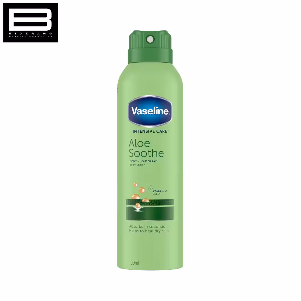 اسپری لوسیون بدن آلوئه ورا وازلین حجم 190ml