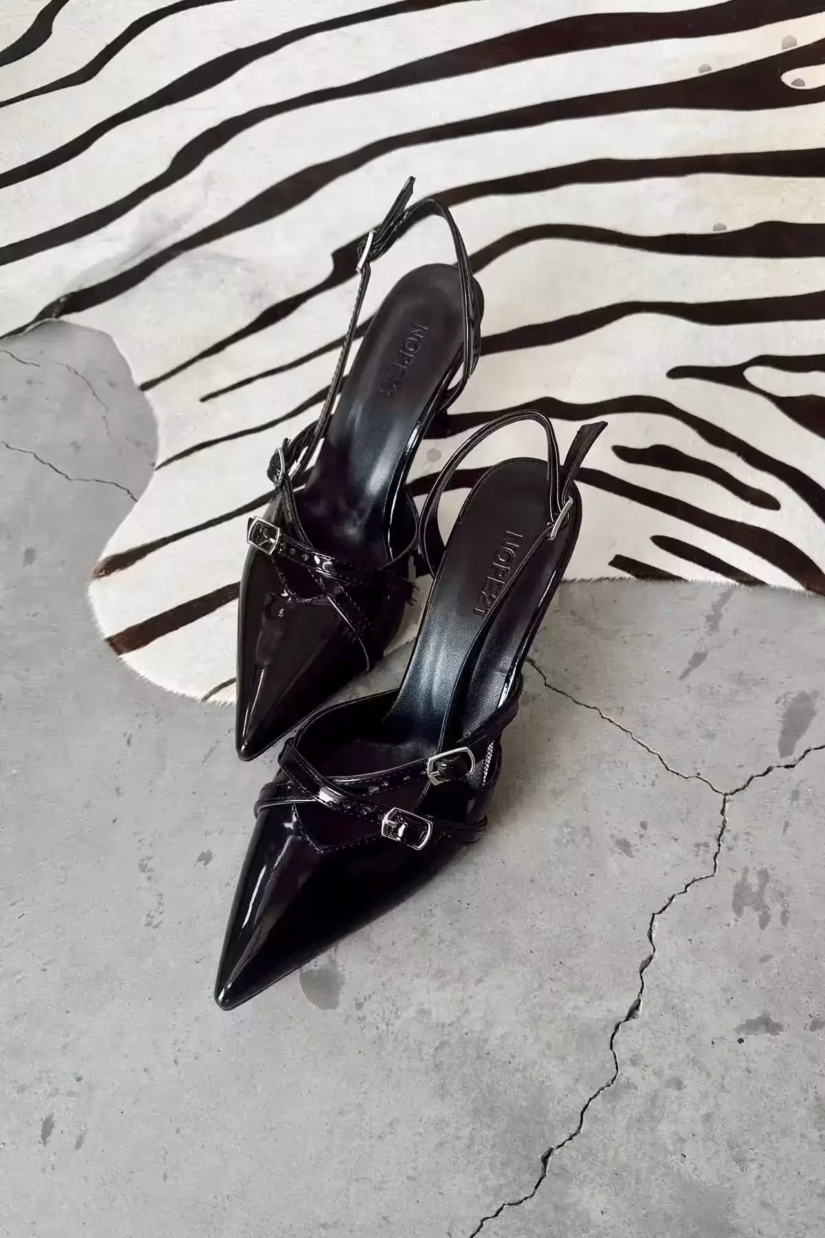 استایلتو چرمی مشکی زنانه – 430