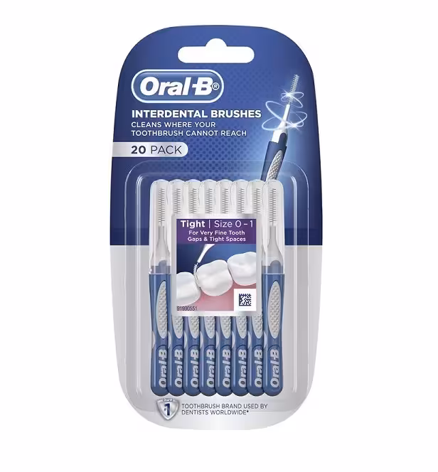 مسواک بین دندانی اورال بی مدل Interdental Brushes بسته 10 عددی