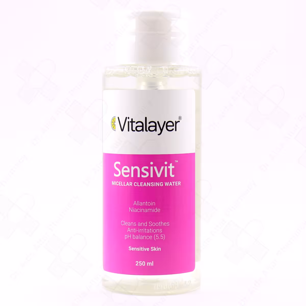 محلول پاک کننده آرایش سنسی ویت ویتالیر مناسب پوست حساس 250 میلی لیتر