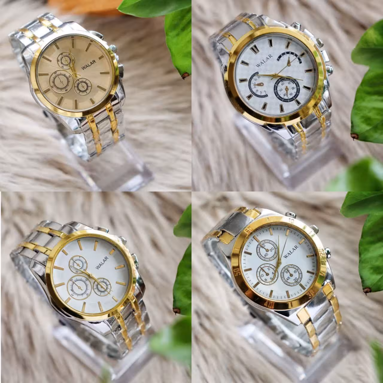 ساعت مردانه استیل دو رنگ والار 150185250