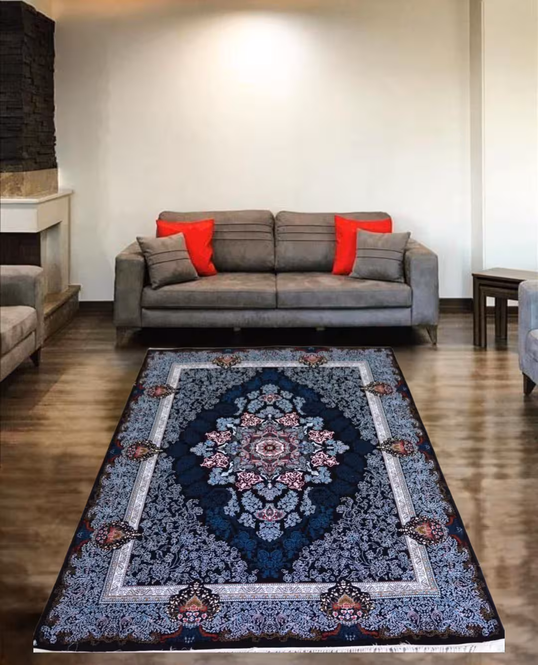 فرش ماشینی12متری ارزان قیمت کاشان (ارسال رایگان)