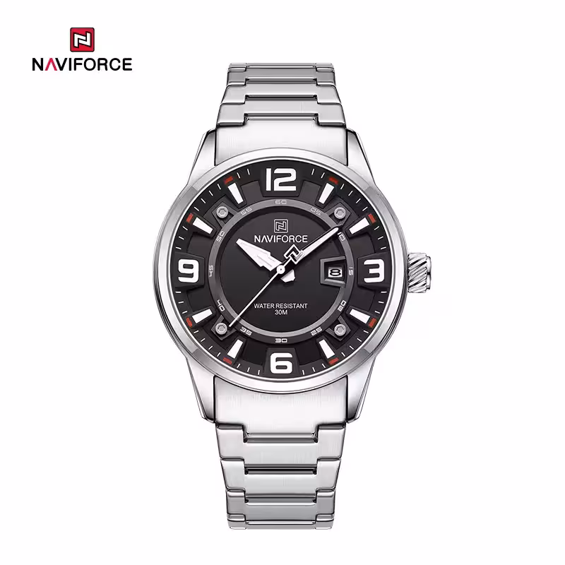 ساعت مچی مردانه نیوی فورس Naviforce NF 8044 S/B/S