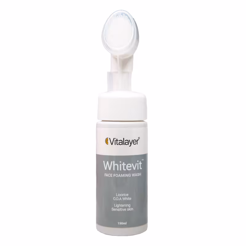 فوم شستشوی صورت ویتالیر مدل وایت ویت 150 میلی لیتر | Vitalayer Whitevit Face Foaming Wash