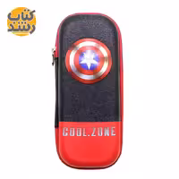 جامدادی برجسته دو زیپ طرح کاپیتان آمریکا