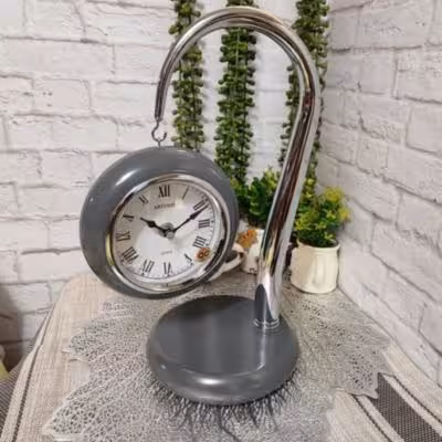 ساعت رومیزی طوسی