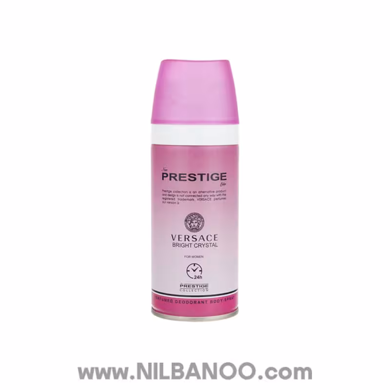 اسپری بدن زنانه پرستیژ رایحه Versace Bright Crystal