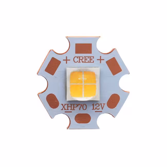 لامپ نور زرد کِری CREE XHP70 12V