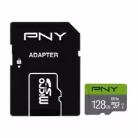 کارت حافظه microSDXC پی ان وای Elite کلاس 10 سرعت 100MBps ظرفیت 128 گیگابایت همراه با آداپتور SD