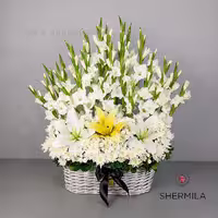 سبد گل قاصدک