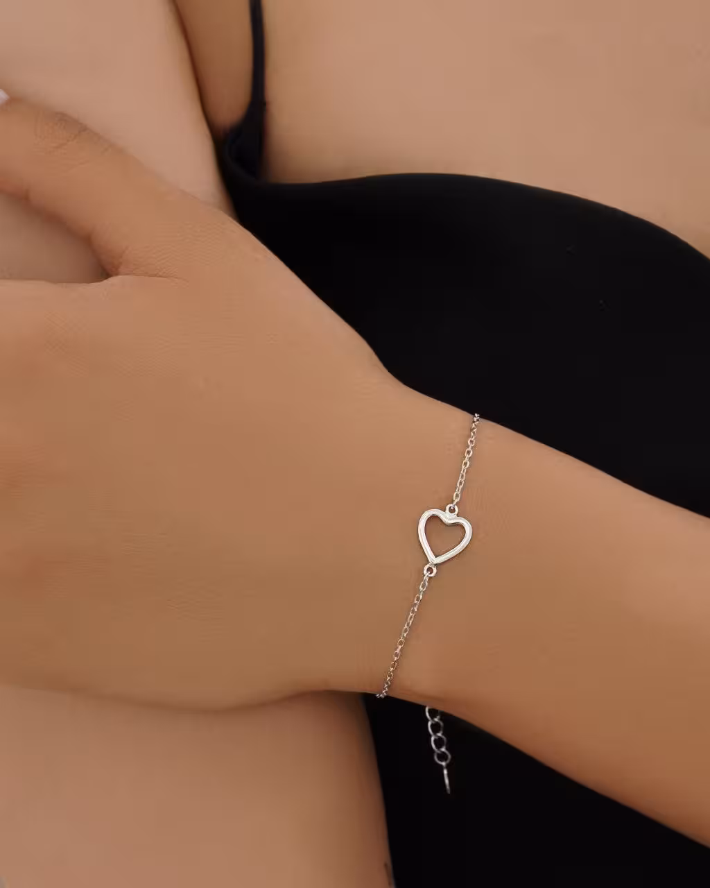 دستبند نقره زنانه وارداتی کد 30087