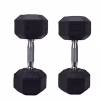 دمبل 6 ضلعی طرح چرم 12.5 کیلویی MAXWELL (بسته 2 عددی)